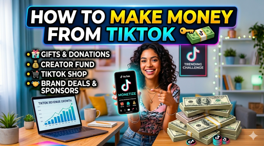 How to Earn Money from TikTok (Complete Guide 2026)