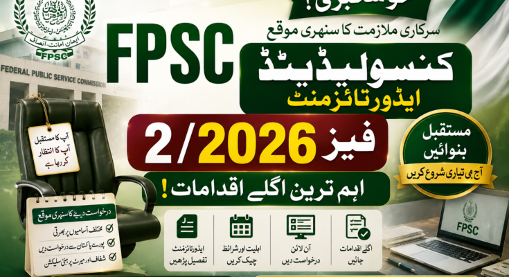 FPSC Consolidated Advertisement Phase-2/2026