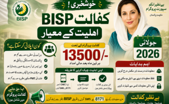 BISP Kafaalat Eligibility Criteria