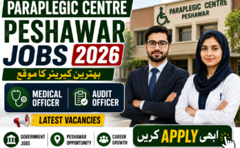 Paraplegic Centre Peshawar Jobs 2026