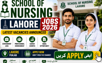 School of Nursing Lahore Jobs 2026