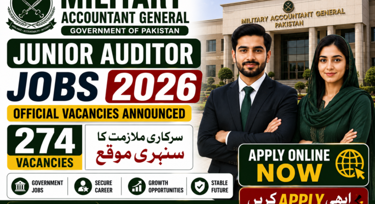 Military Accountant General Junior Auditor Jobs 2026