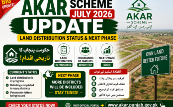 AKAR Scheme July 2026 Update