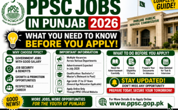 PPSC Jobs in Punjab 2026